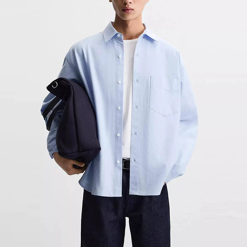 Oxford Collar Relaxed Shirt