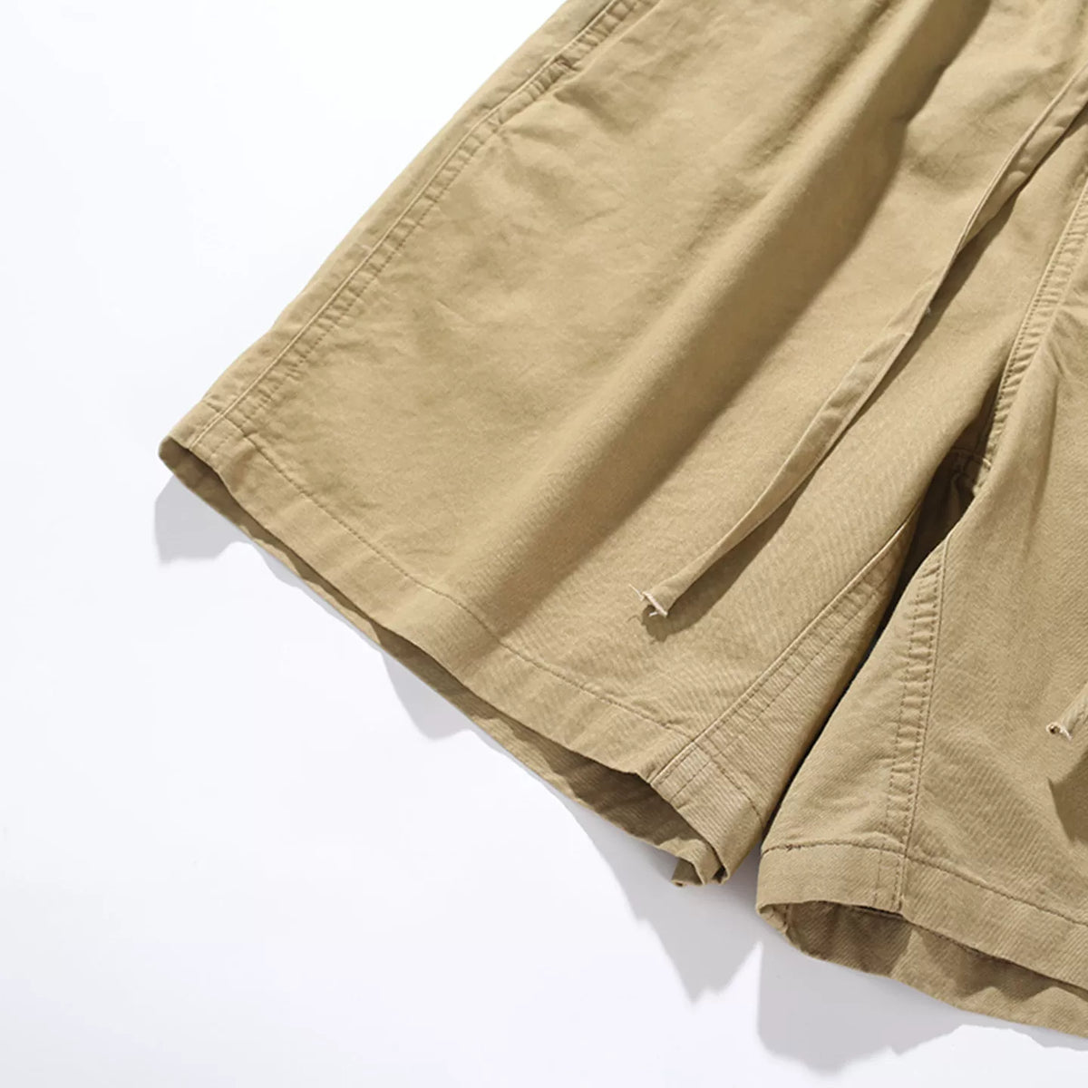 Elastic Drawstring Five-Point Shorts