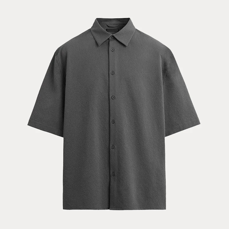 Seersucker Short-Sleeve Shirt