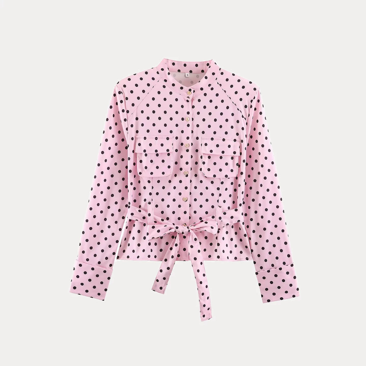 Polka Dot Shirt Jacket & Capri Trousers Set