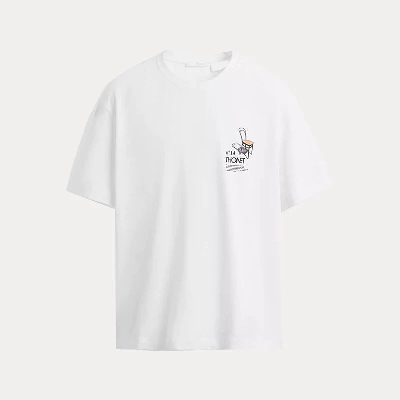 Printed Relaxed Short-Sleeve Tee