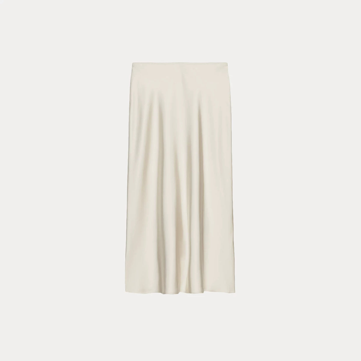 Straight-Cut Midi Skirt