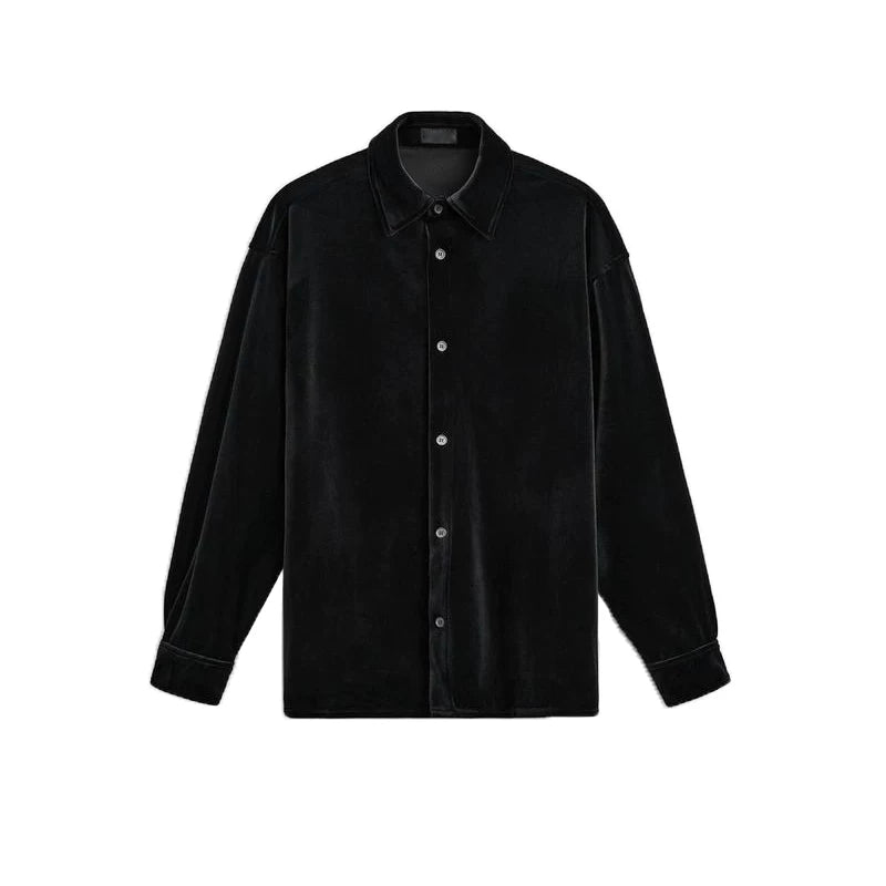 Velvet Overshirt and Jogger Set