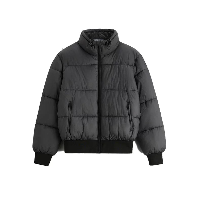 Stand Collar Puffer Jacket
