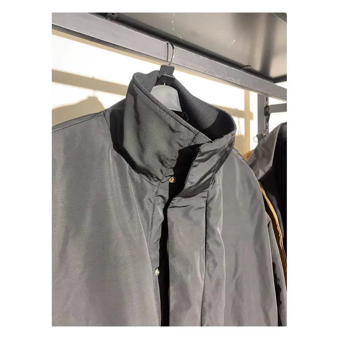 Stand Collar Pocket Utility Jacket