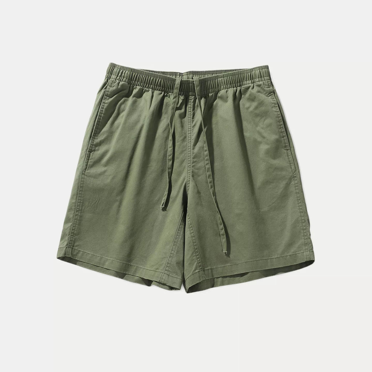 Elastic Drawstring Five-Point Shorts