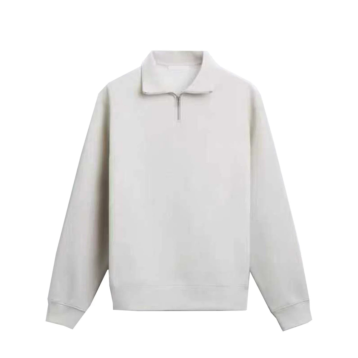 Half-Zip Straight Sweatshirt