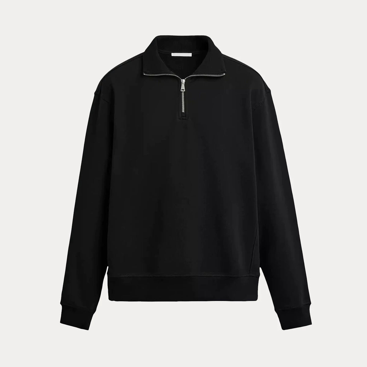 Half-Zip Straight Sweatshirt