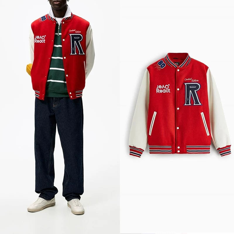 Retro Baseball Flight Jacket