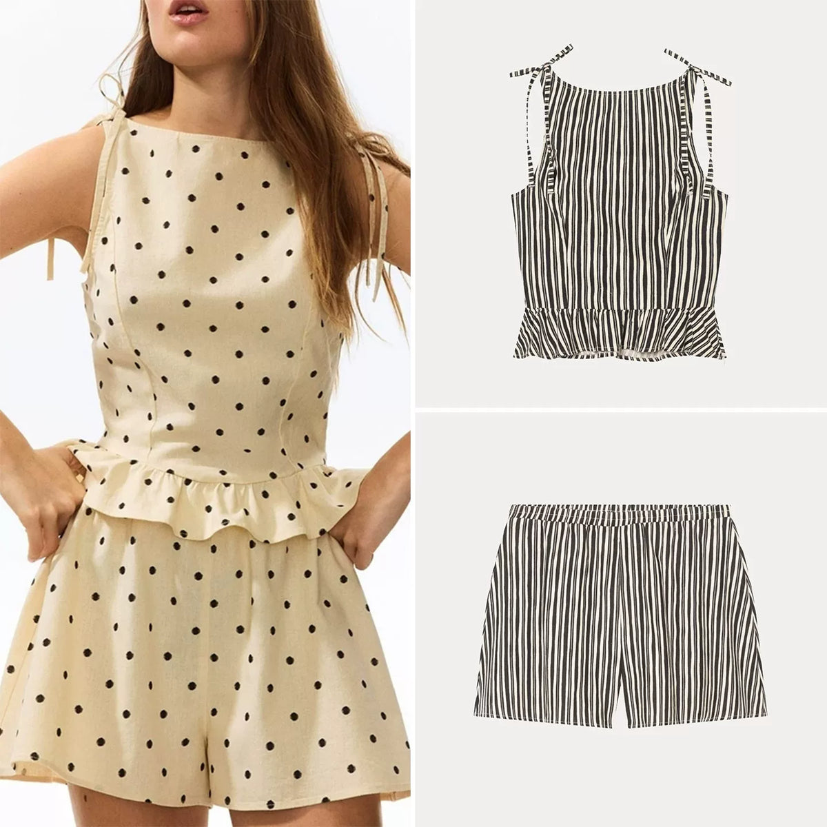 Ruffle Top and Shorts Set
