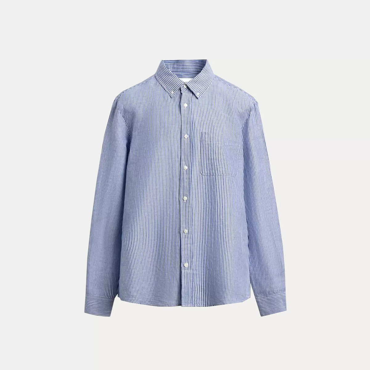 Slim Straight Long-Sleeve Shirt