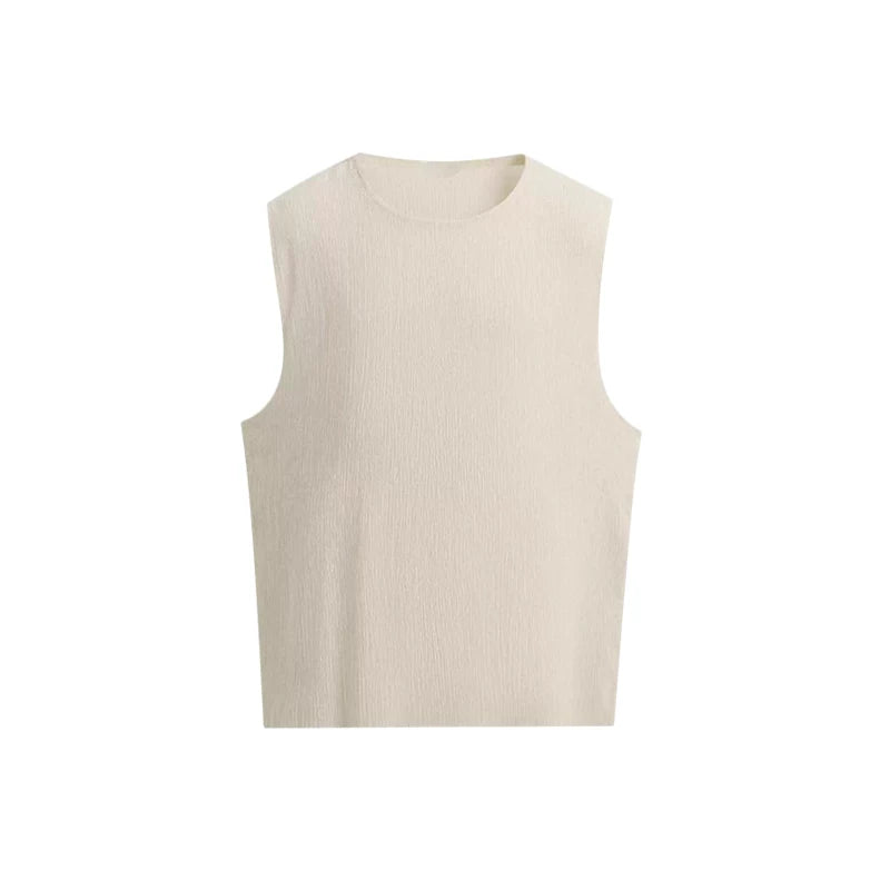 Relaxed Embellished Tank Top