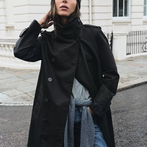 Belted Midi Trench Coat