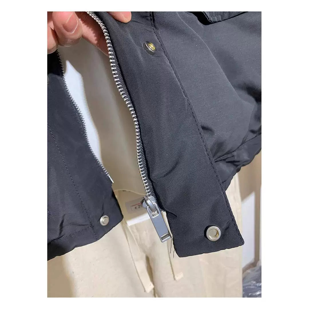 Stand Collar Pocket Utility Jacket