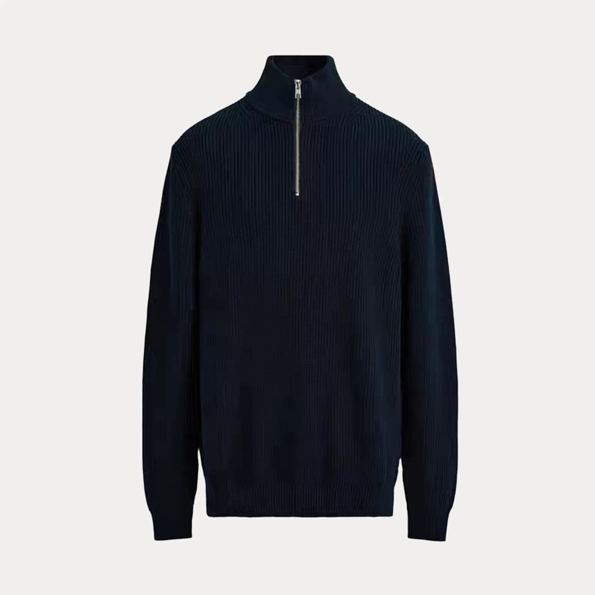 Half-Zip Mock Neck Sweater