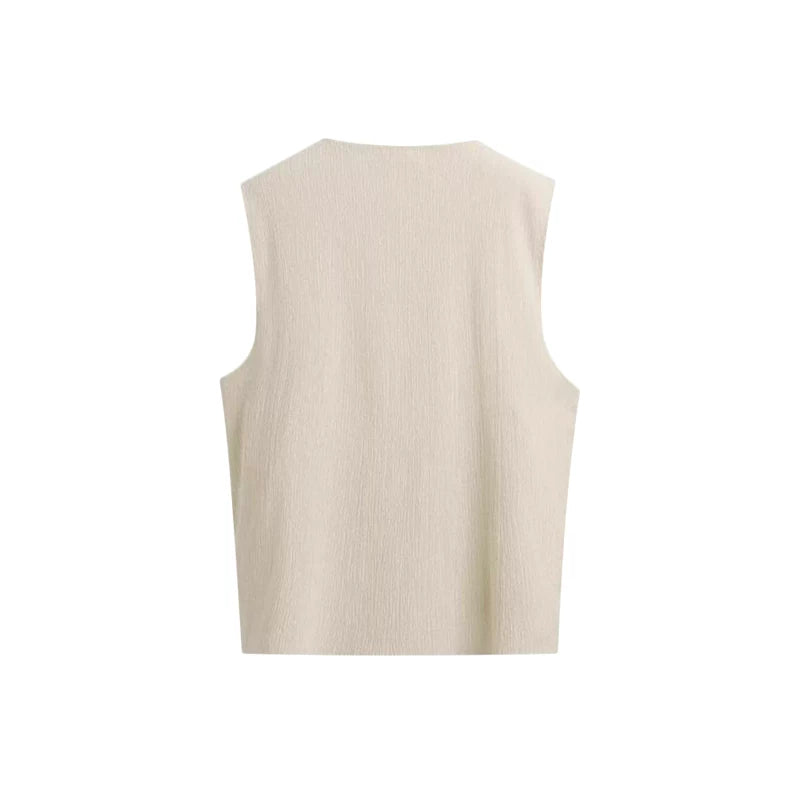 Relaxed Embellished Tank Top