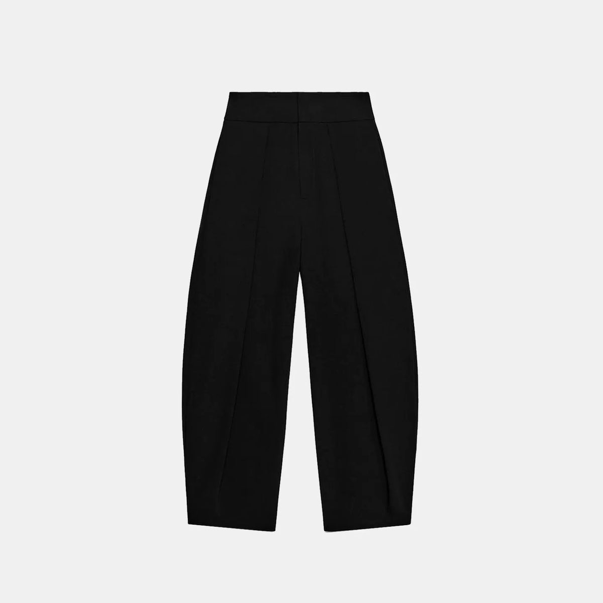 Pleated Balloon-Fit Trousers