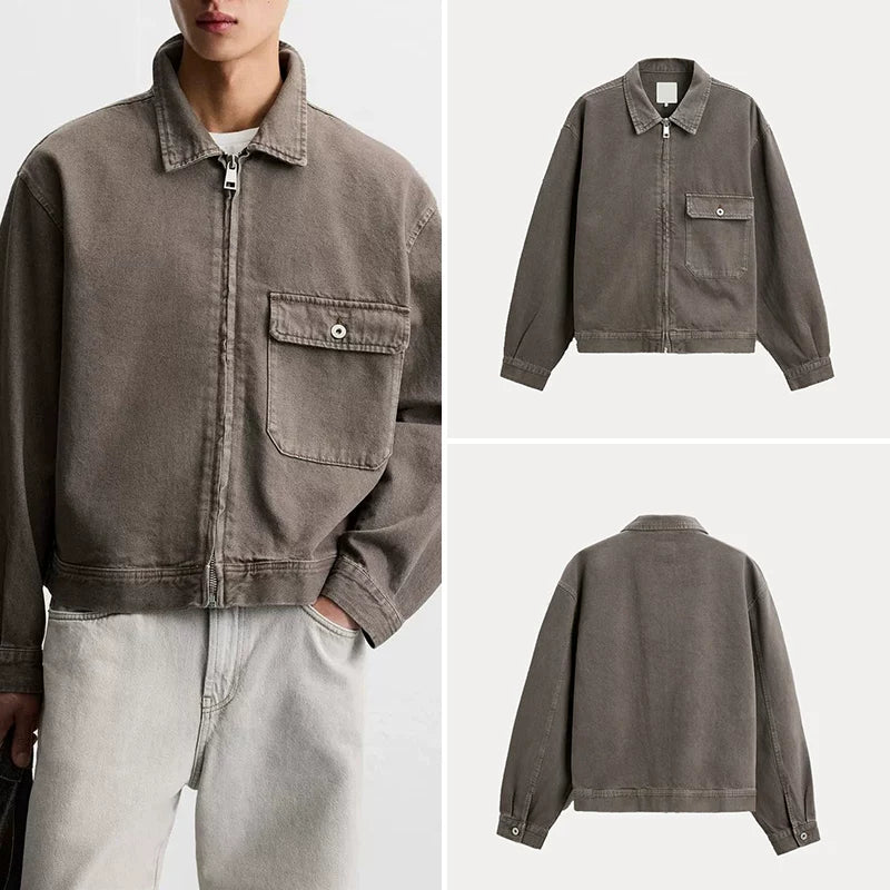 Washed Zip Jacket
