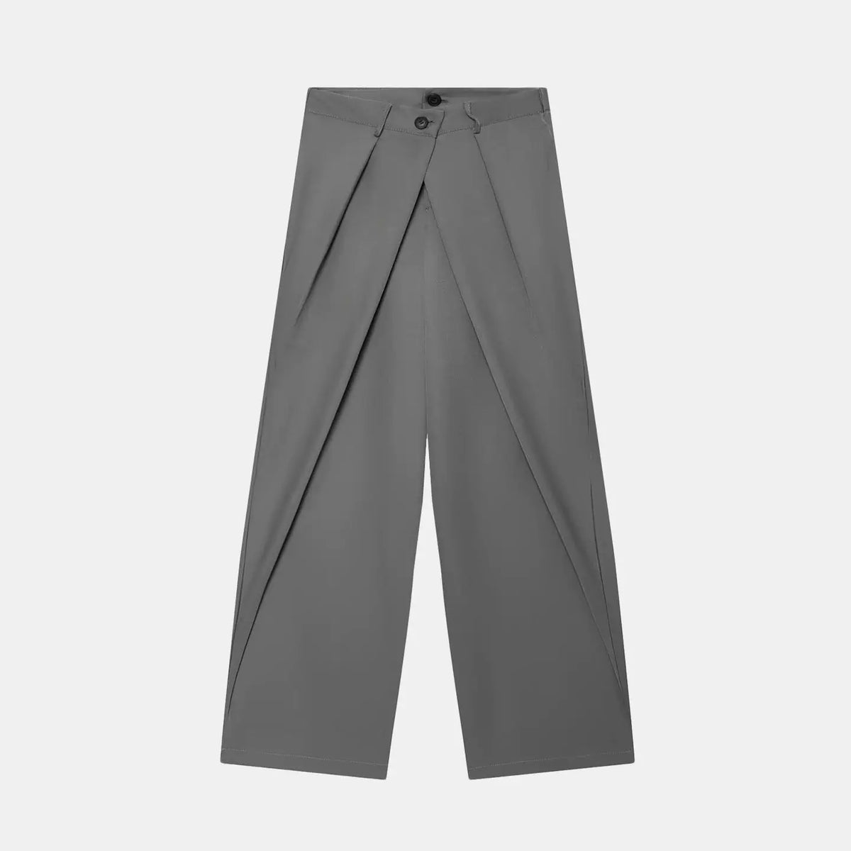 Relaxed Straight-Leg Trousers