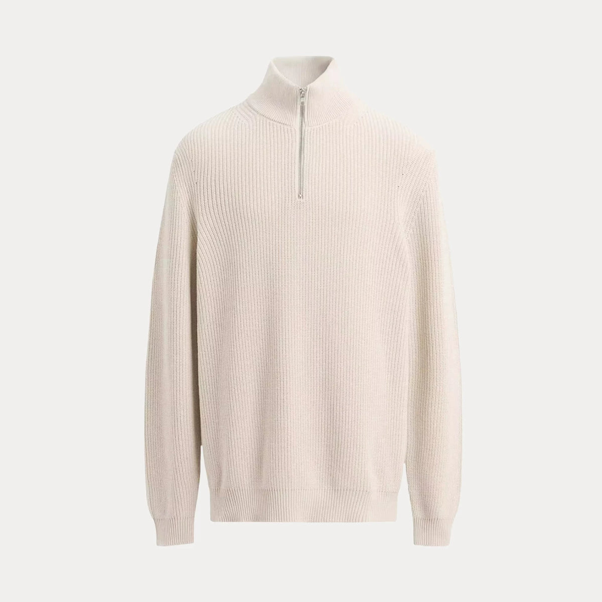 Half-Zip Mock Neck Sweater