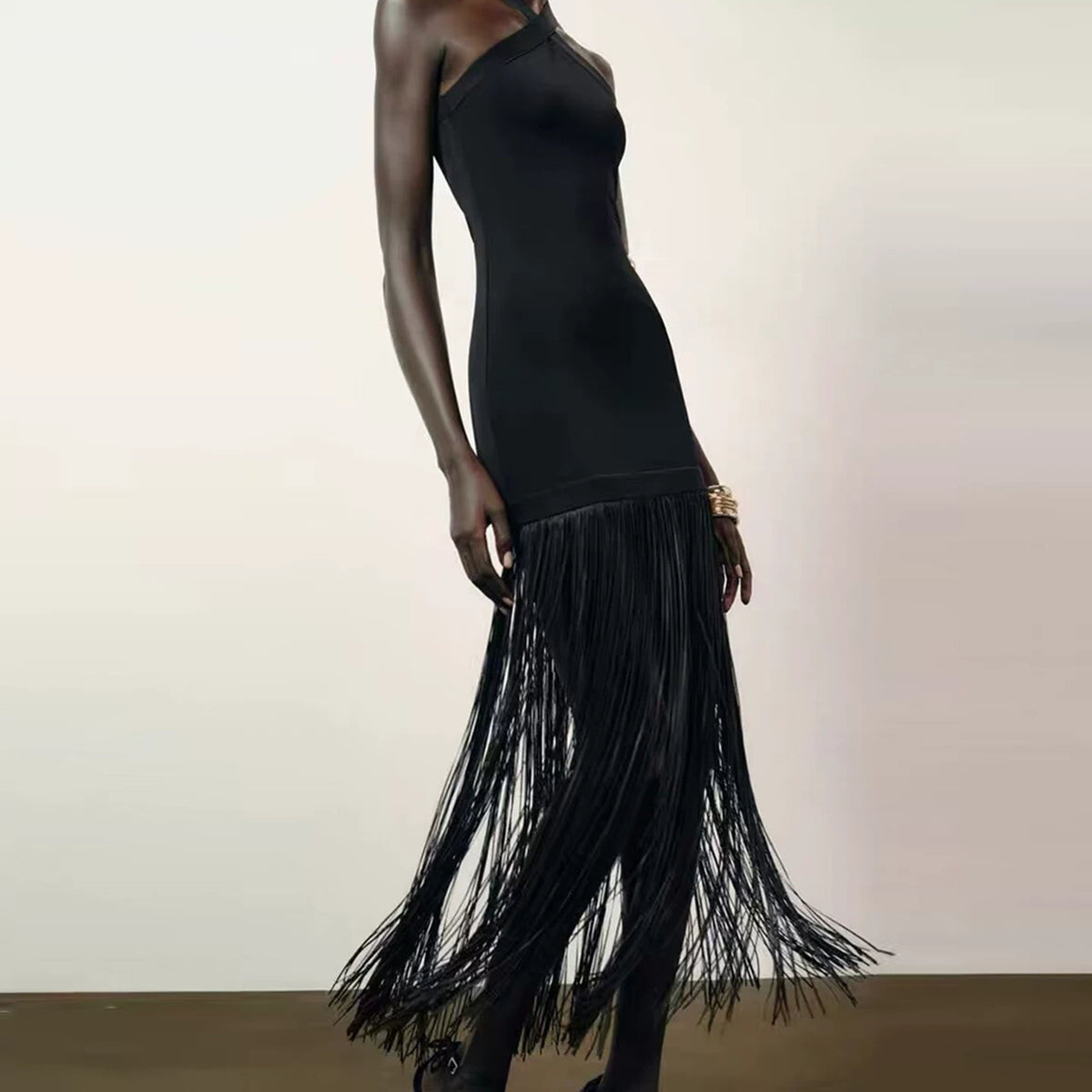 Off-Shoulder Stretch Dress
