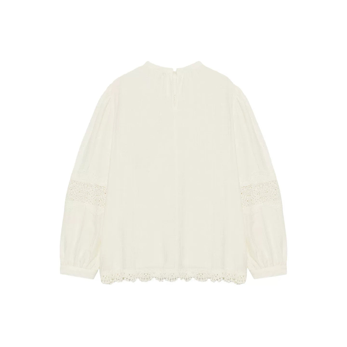 Romantic Lace Long-Sleeve Shirt