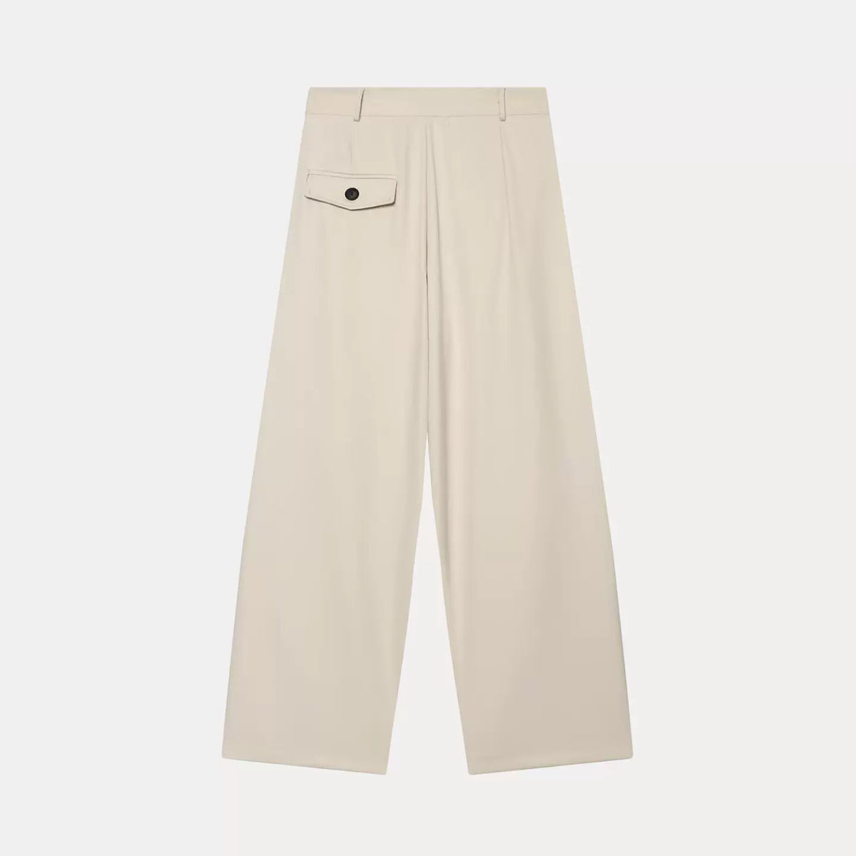 Relaxed Straight-Leg Trousers