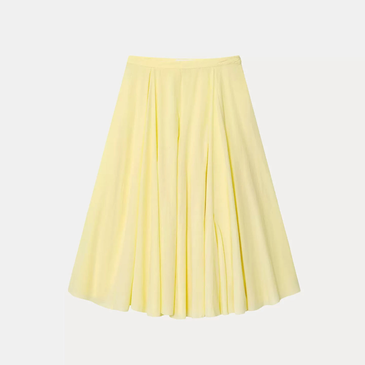 Wide-Hem Midi Skirt