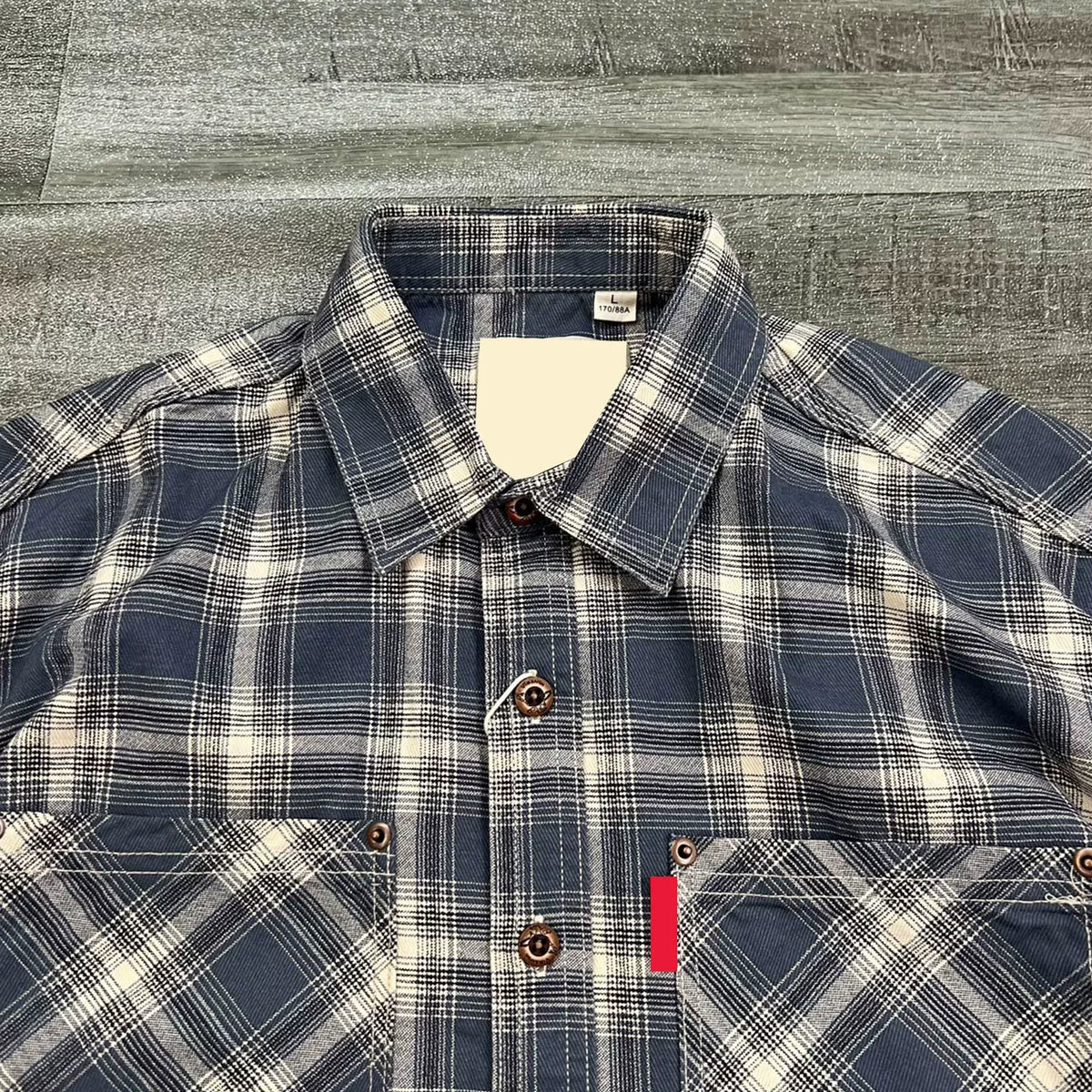 Retro Plaid Utility Overshirt