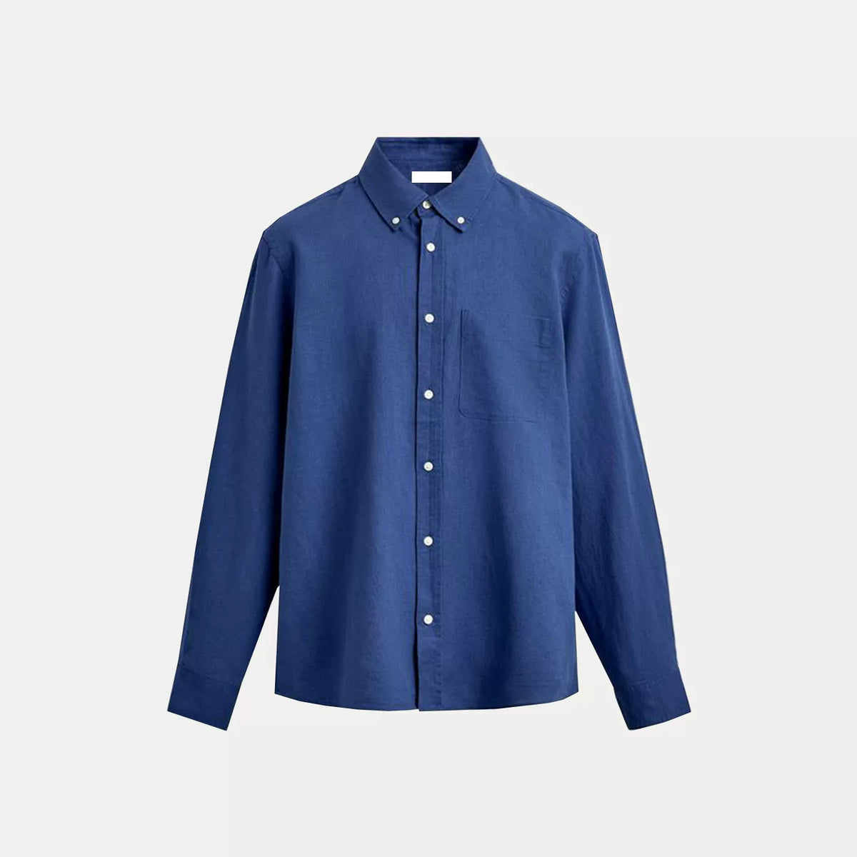 Slim Straight Long-Sleeve Shirt