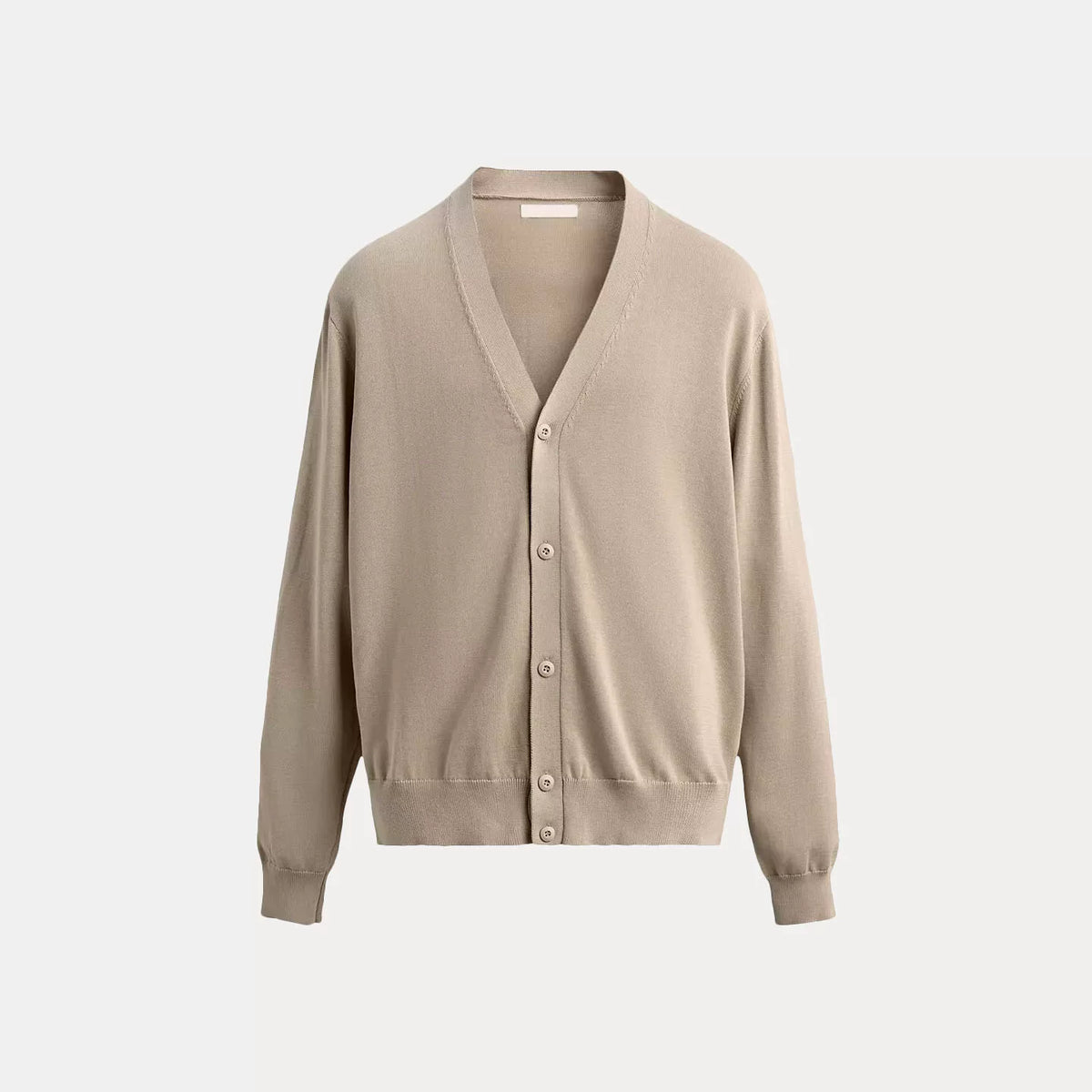 Textured V-Neck Cardigan