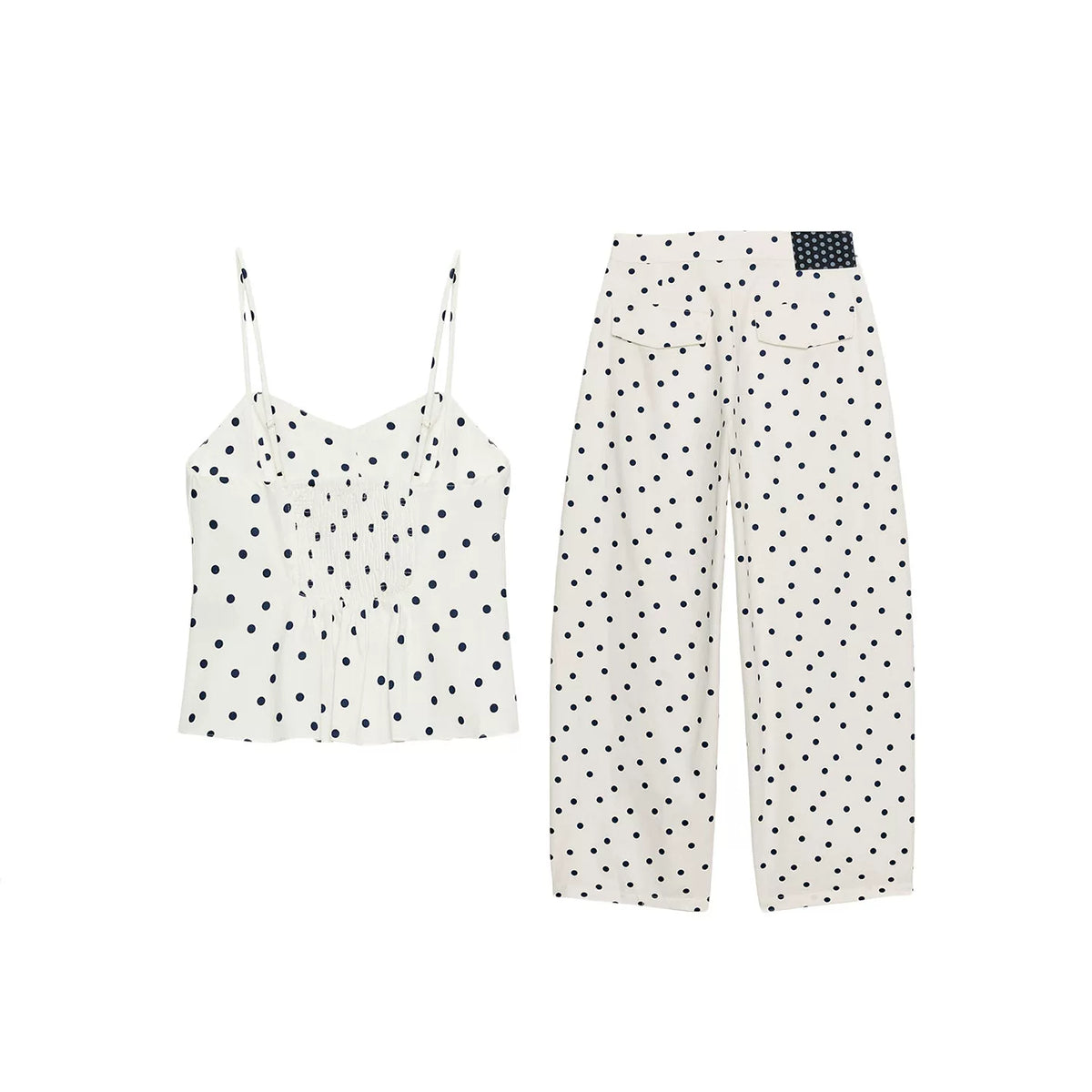 Polka Dot Sweetheart Top and Trouser Set