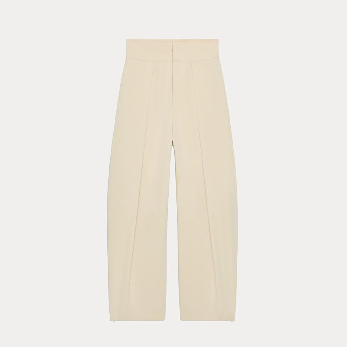Pleated Balloon-Fit Trousers