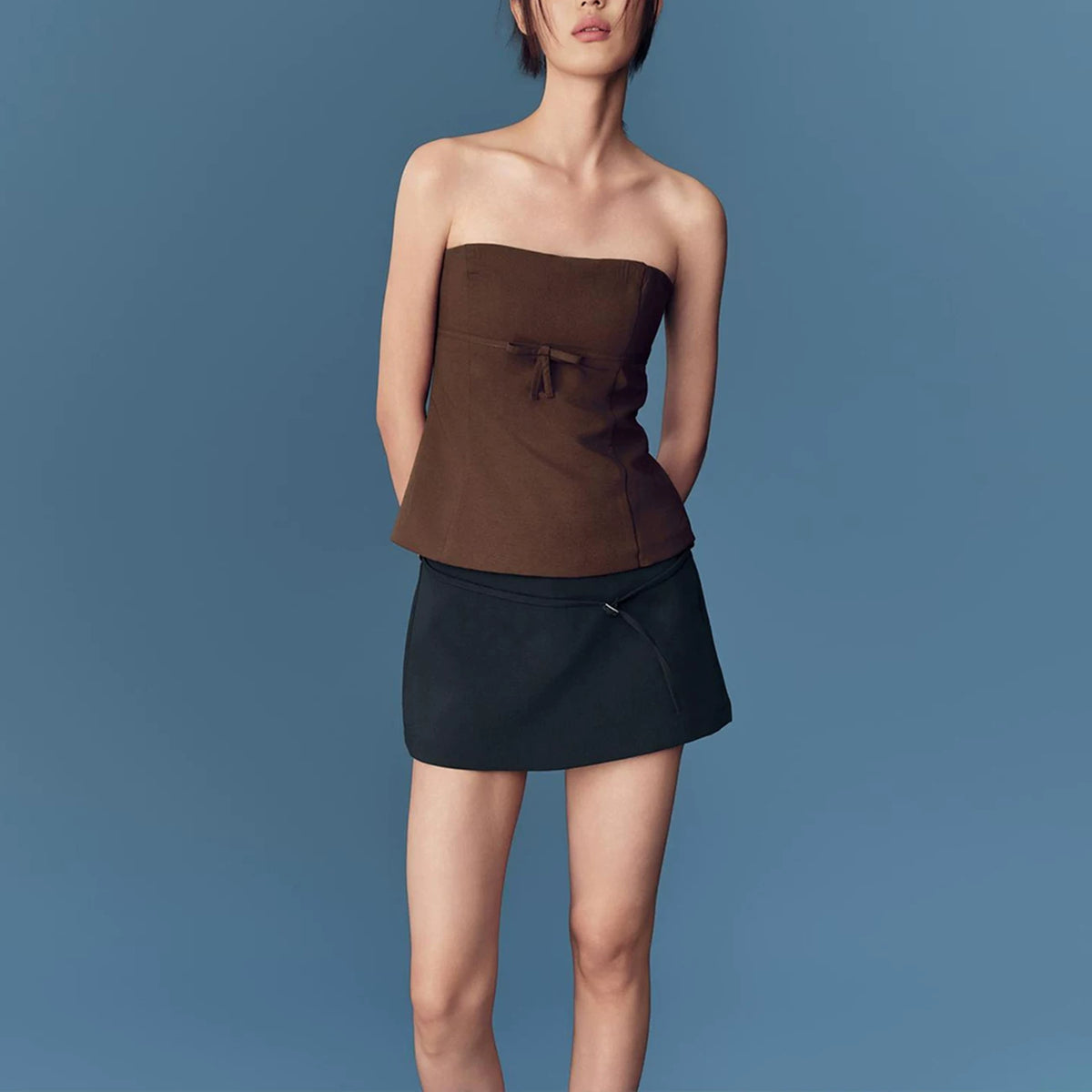 Belted Culotte Skirt
