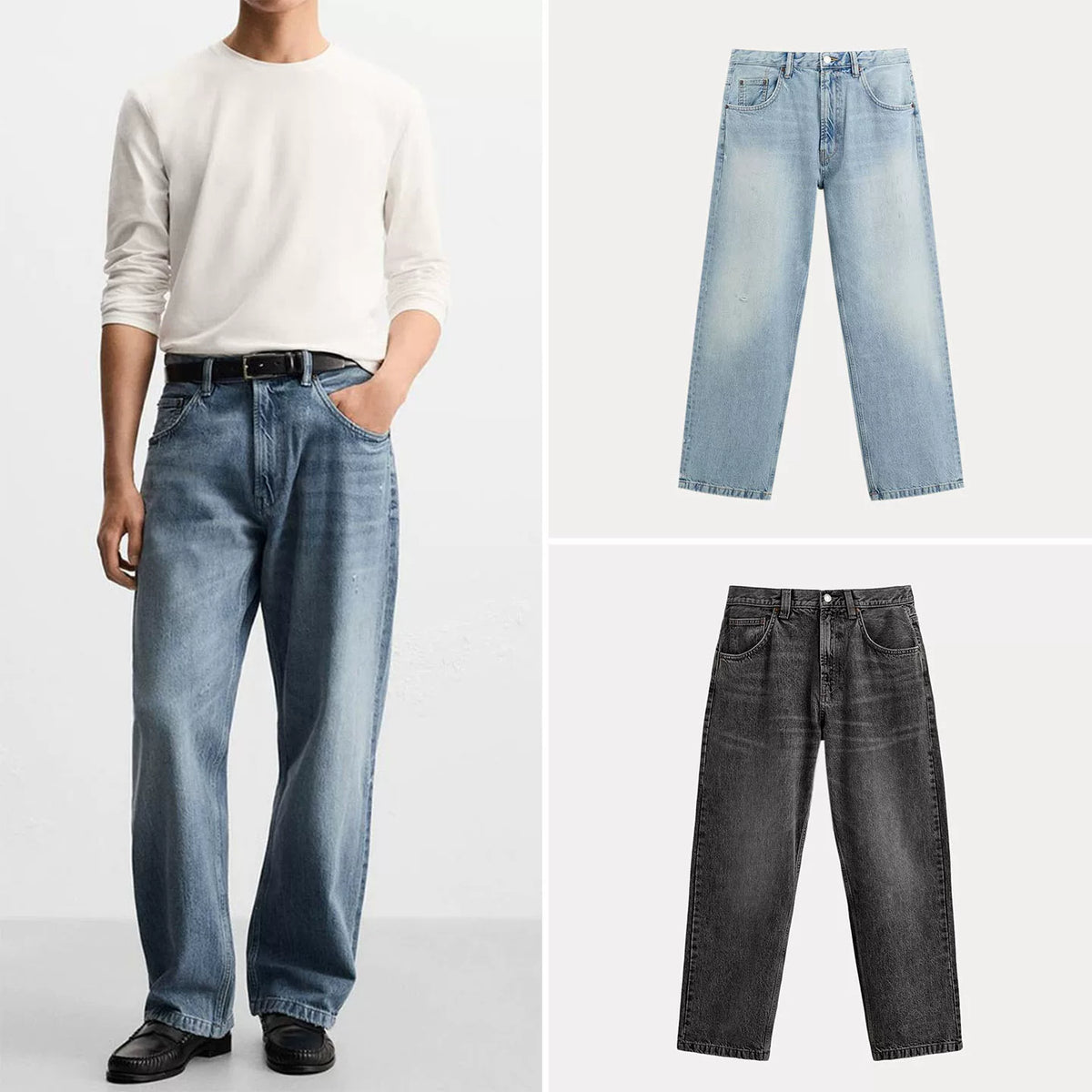Relaxed Straight Jeans