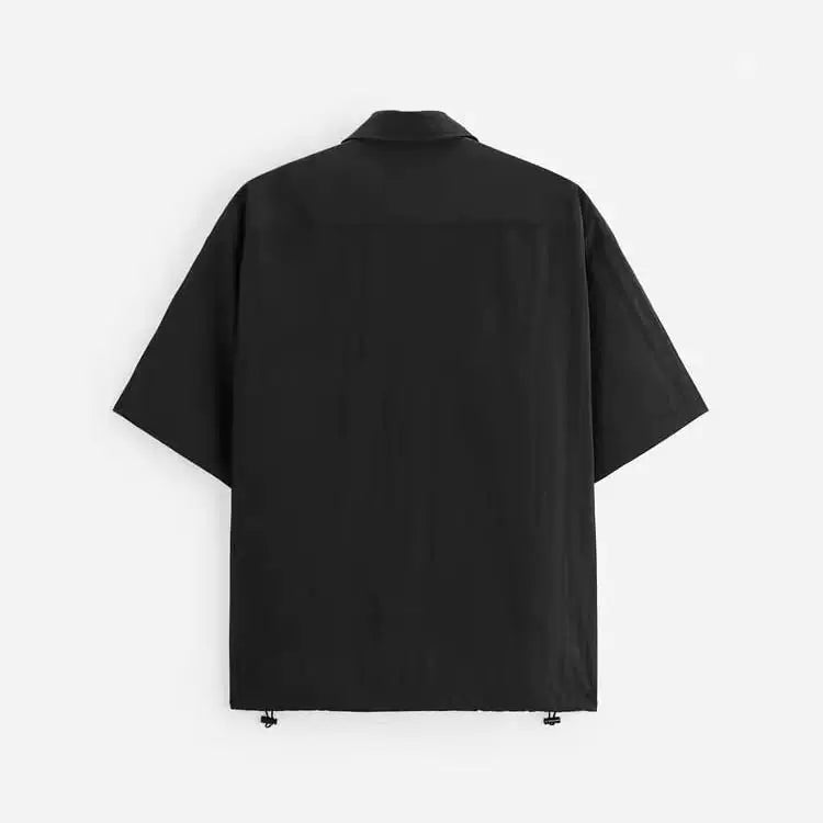 Tech Fabric Loose Short-Sleeve Shirt