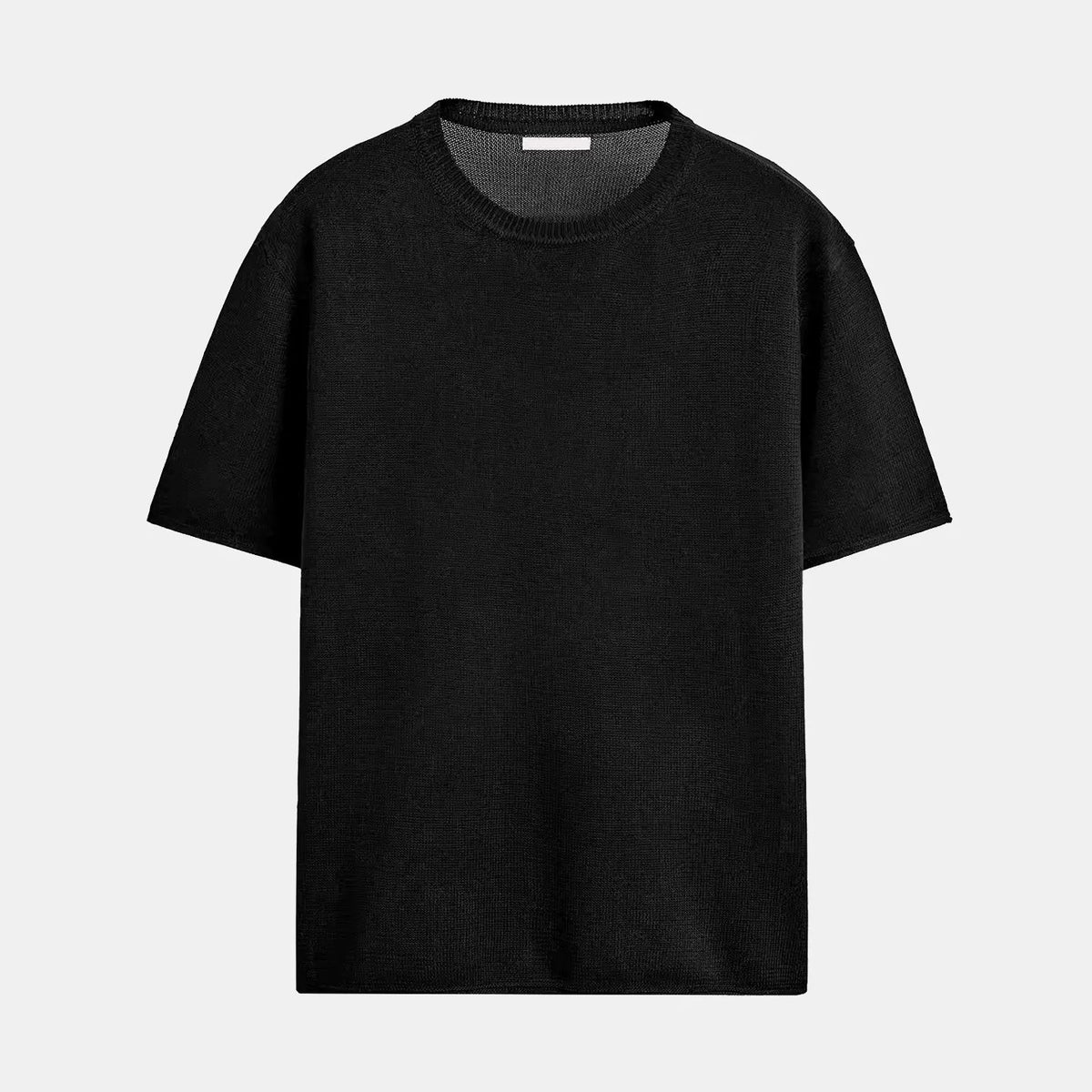 Slim Straight Knit Tee