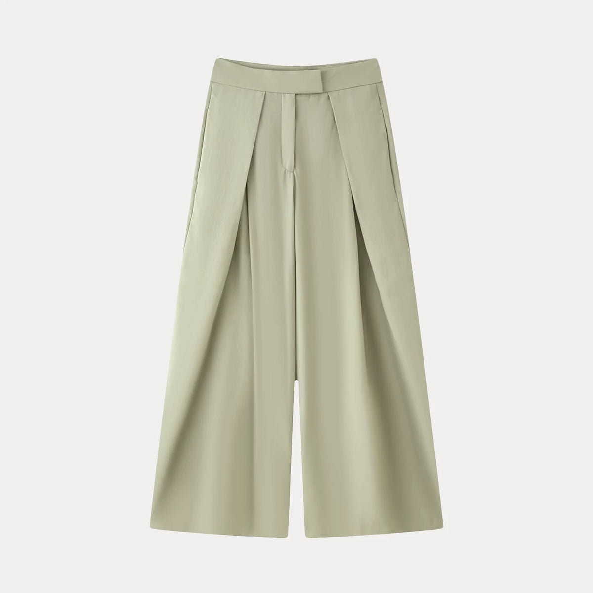 Front-Pleat Relaxed Trousers