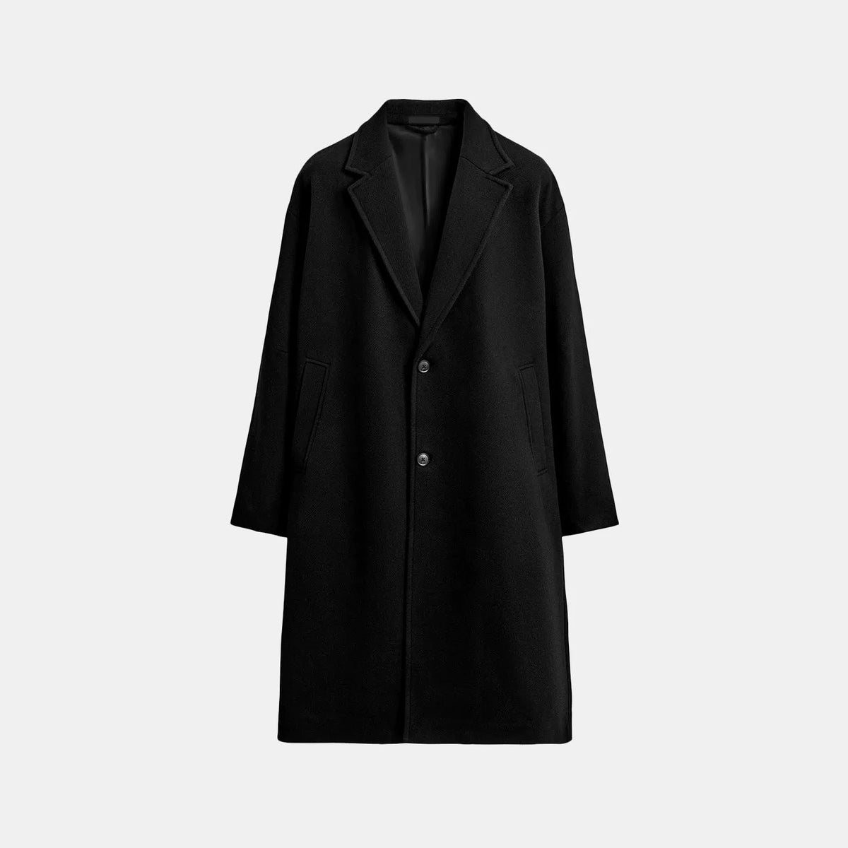Slim Wool-Blend Overcoat