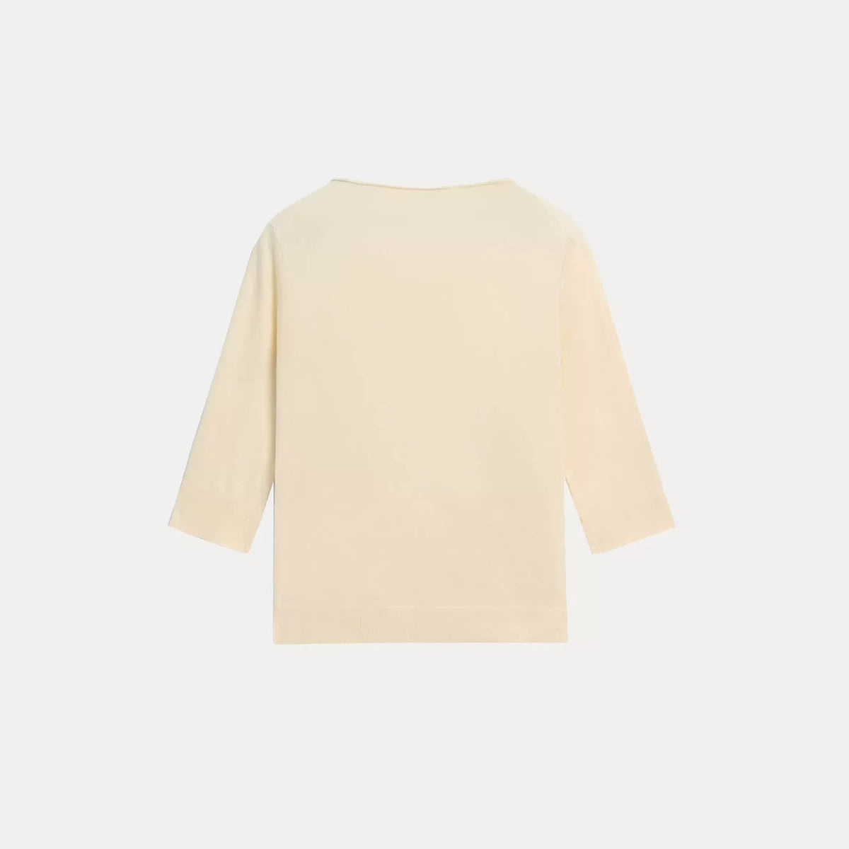 Boat-Neck Knit Cardigan