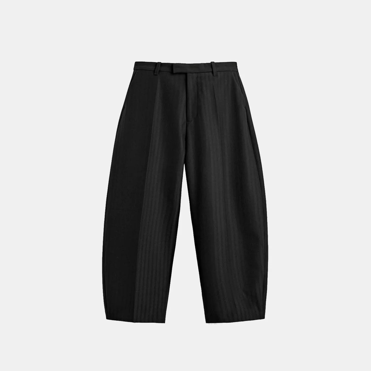 Curved-Cut Tailored Trousers
