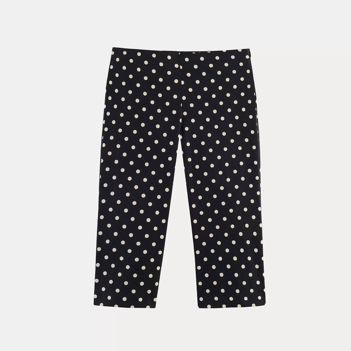 Polka Dot Shirt Jacket & Capri Trousers Set