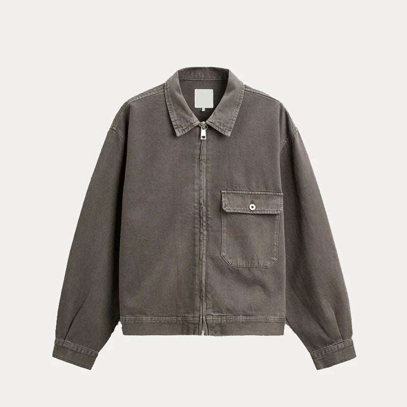 Washed Zip Jacket