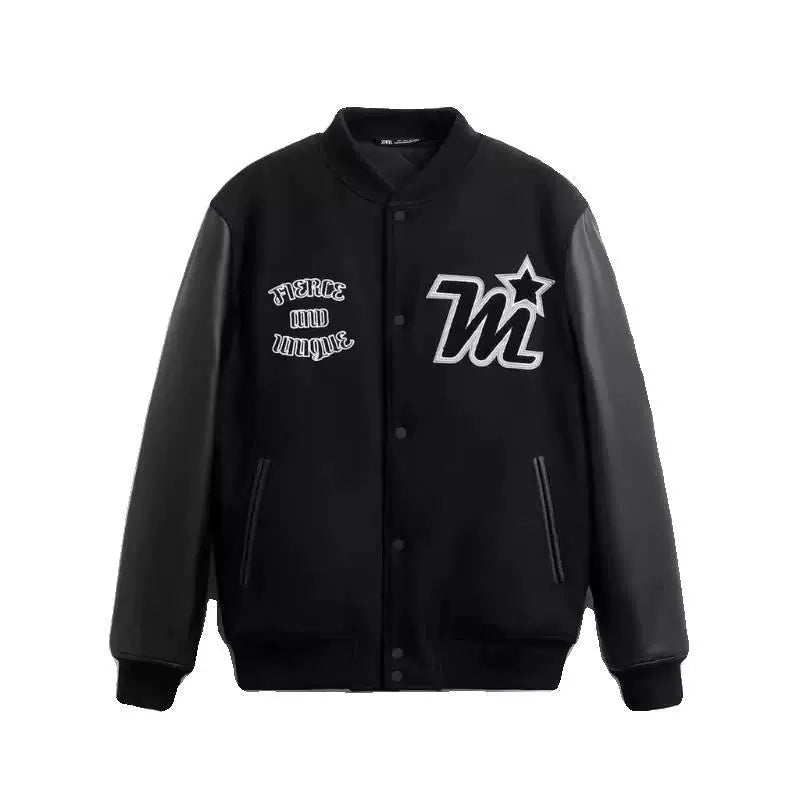 Winter Patch Varsity Jacket