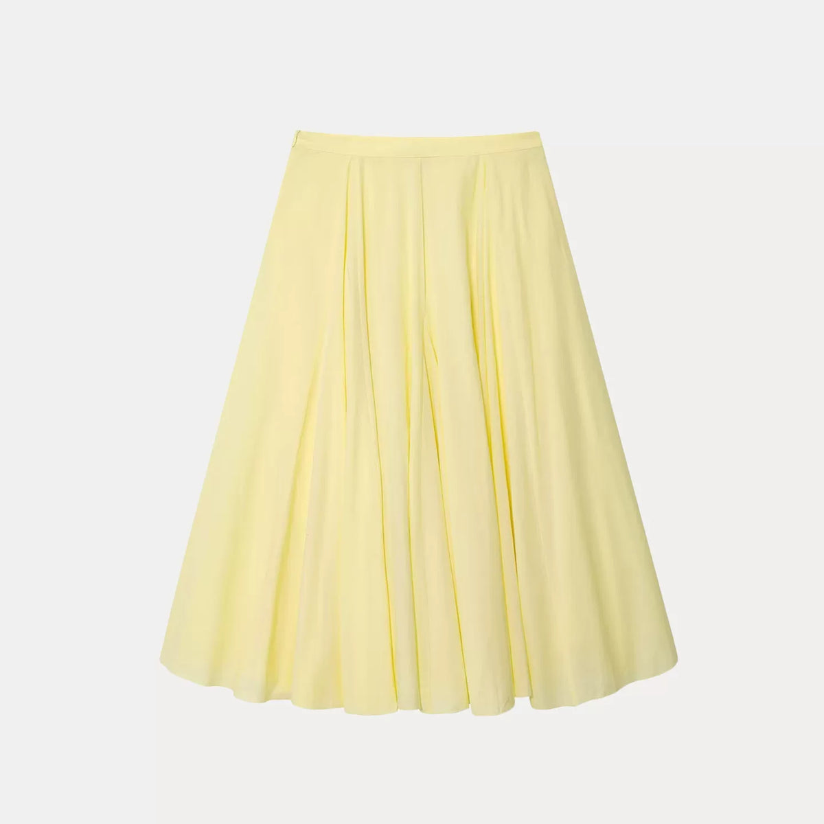 Wide-Hem Midi Skirt