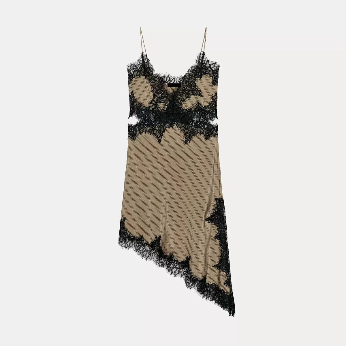 Lingerie-Style Cutout Dress