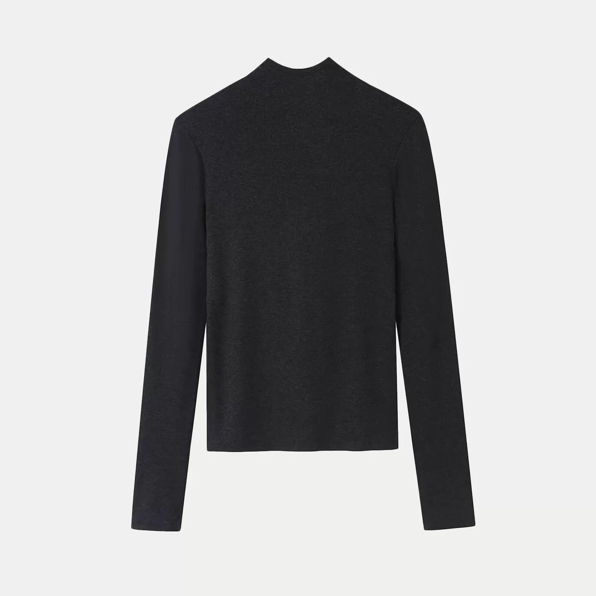Fitted Long-Sleeve Hooded Tee