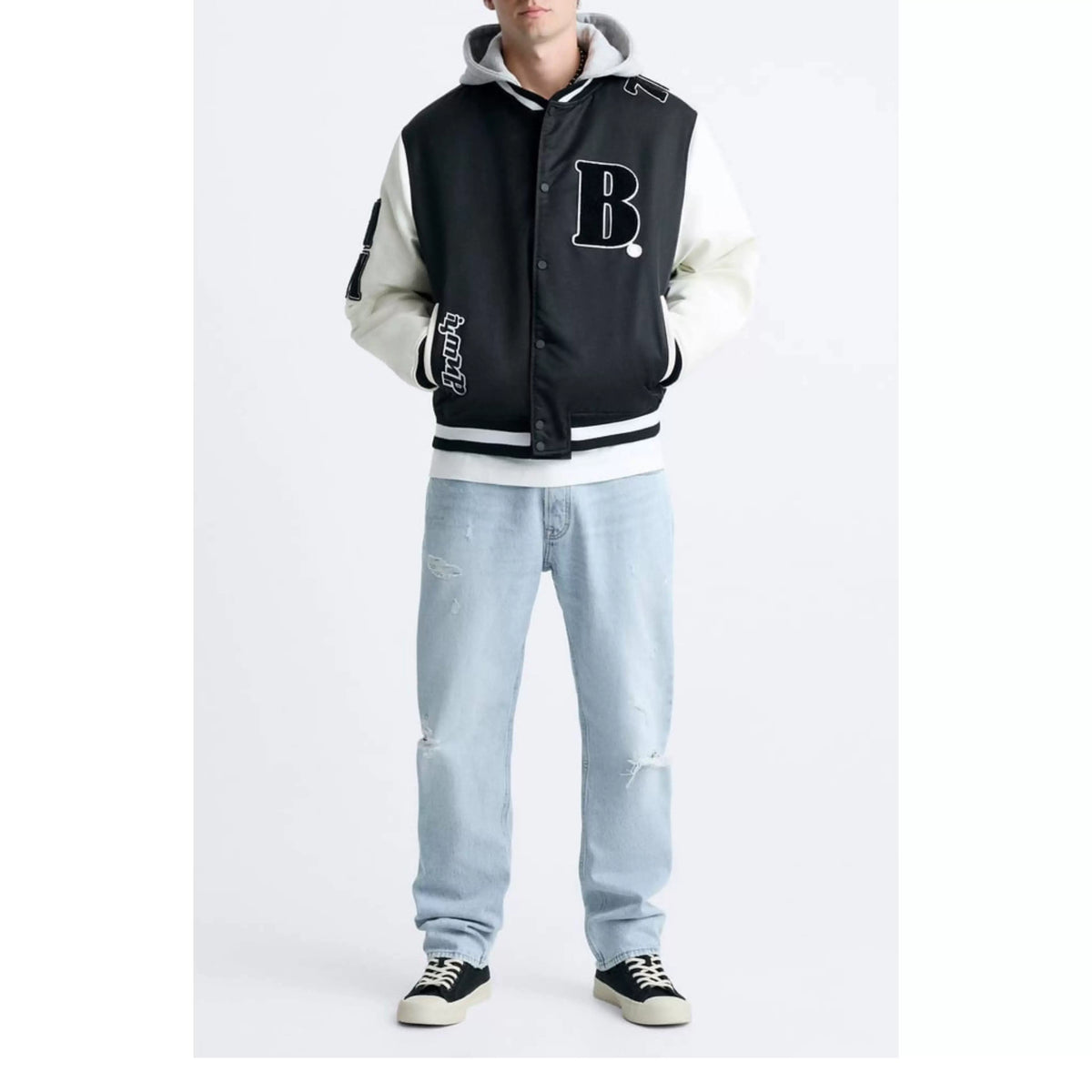 Hooded Pilot Baseball Jacket