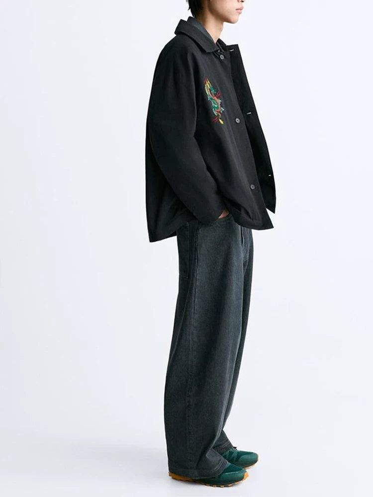 Embroidered Utility Jacket