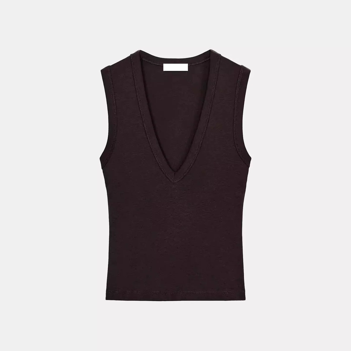 Sleeveless V-Neck Top